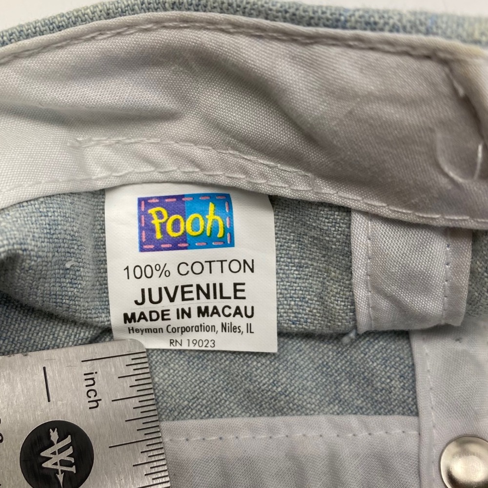 VTG Kids Winnie the Pooh Tigger Hug Denim Baseball Cap Best Buddies Embroidered - Picture 5 of 7